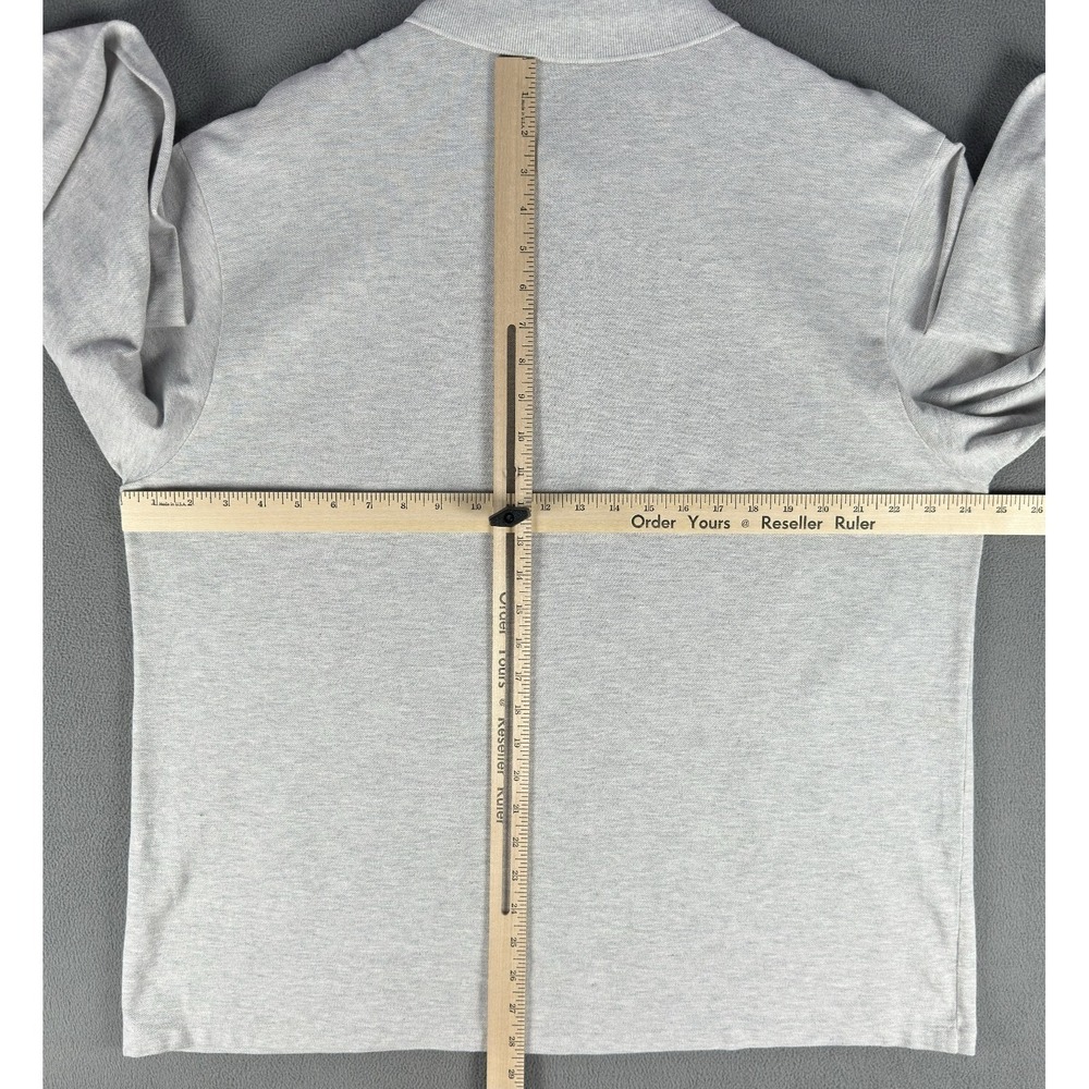 Lacoste Polo Shirt Mens 8 3XL Grey Crocodile Knit Pique Prep Classic Old Money - Picture 5 of 6